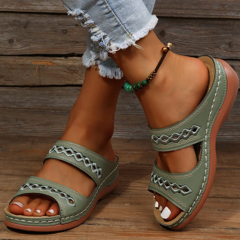 Allysson – Sandales orthopédiques avec design sophistiqué pour femme