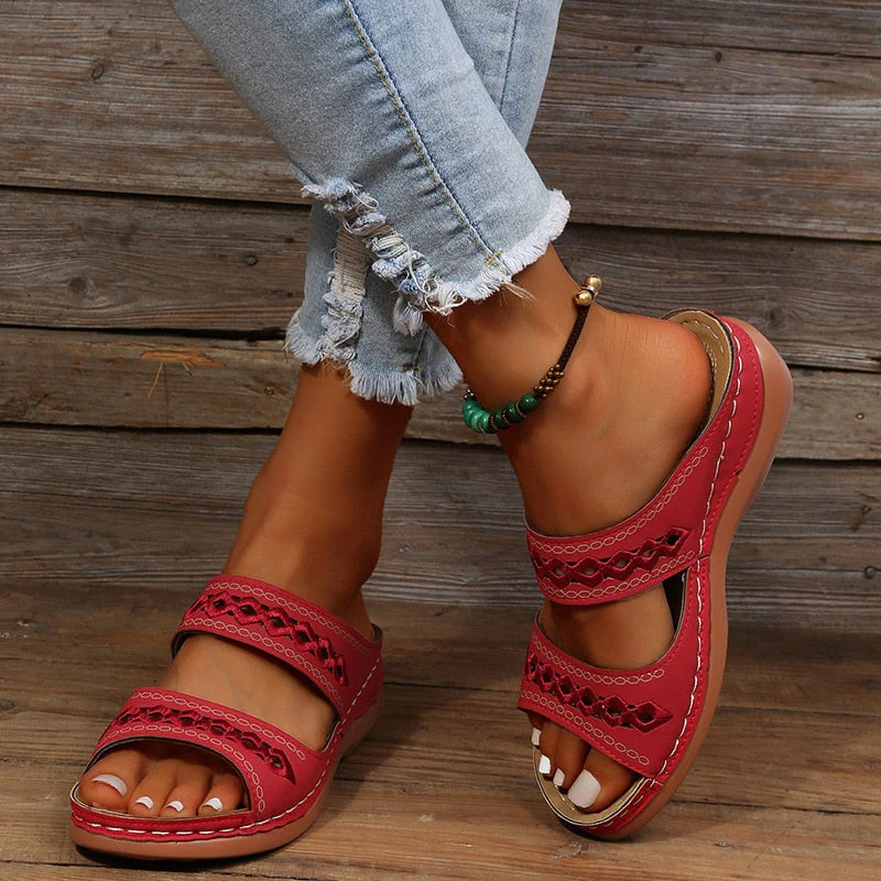 Allysson – Sandales orthopédiques avec design sophistiqué pour femme