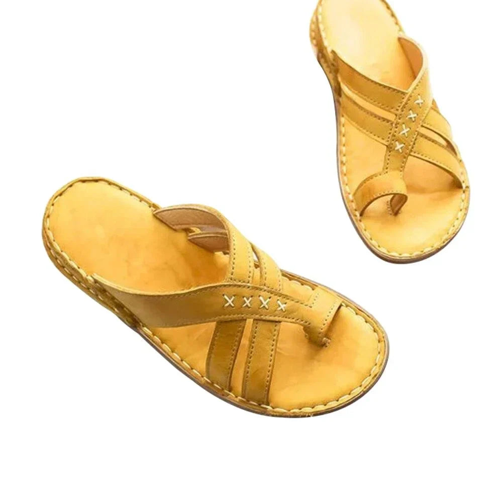 Vanessa – Sandales vintage d'été avec style unique pour femme