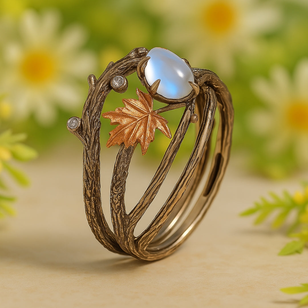 Bague Pierre de Lune Nature