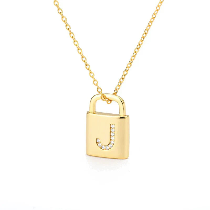 Collier Cadenas d'Initiale Dorée