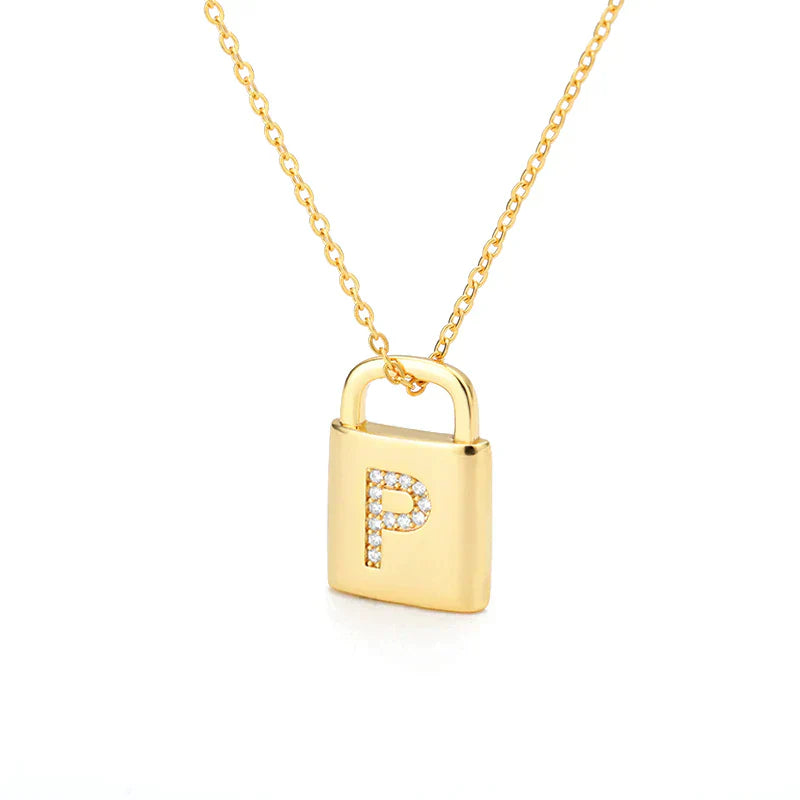 Collier Cadenas d'Initiale Dorée