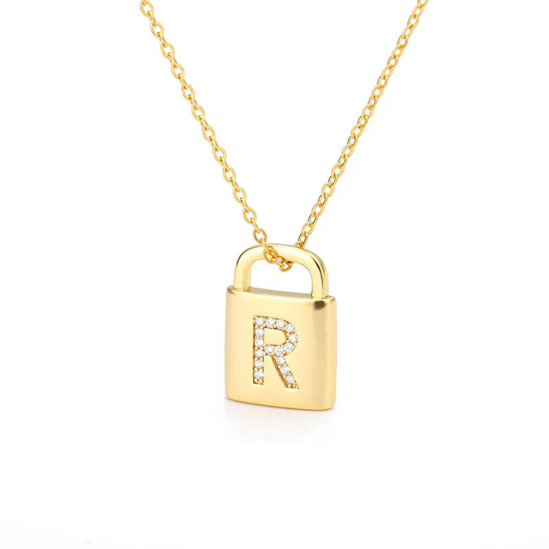 Collier Cadenas d'Initiale Dorée