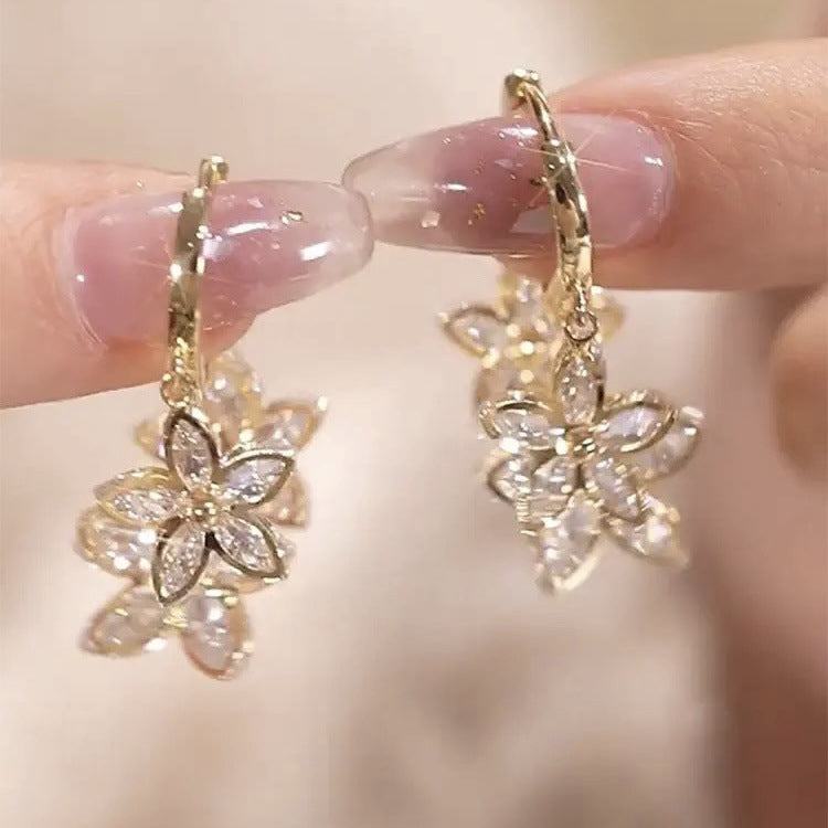 Boucles d'oreilles créatives Étoile de Printemps avec pendentif