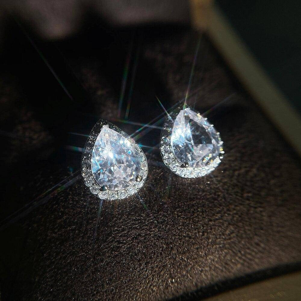 Boucles d'oreilles en forme de poire Aria