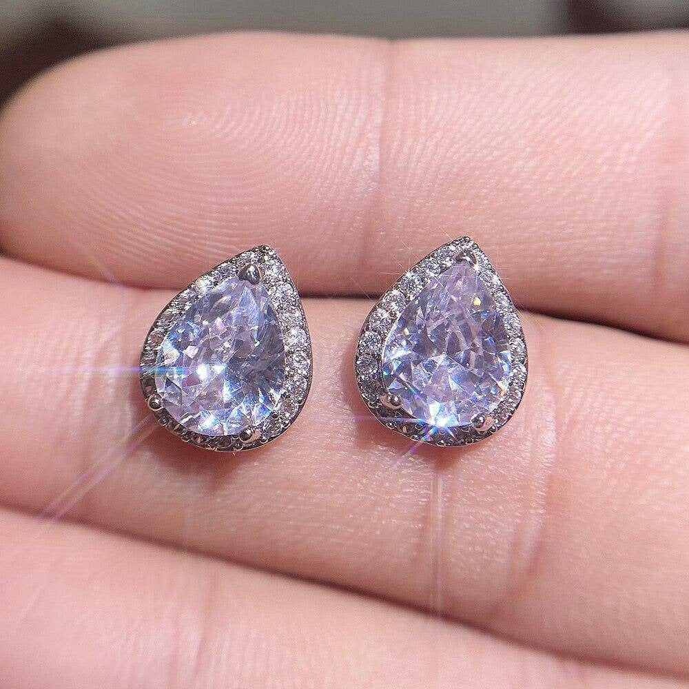 Boucles d'oreilles en forme de poire Aria