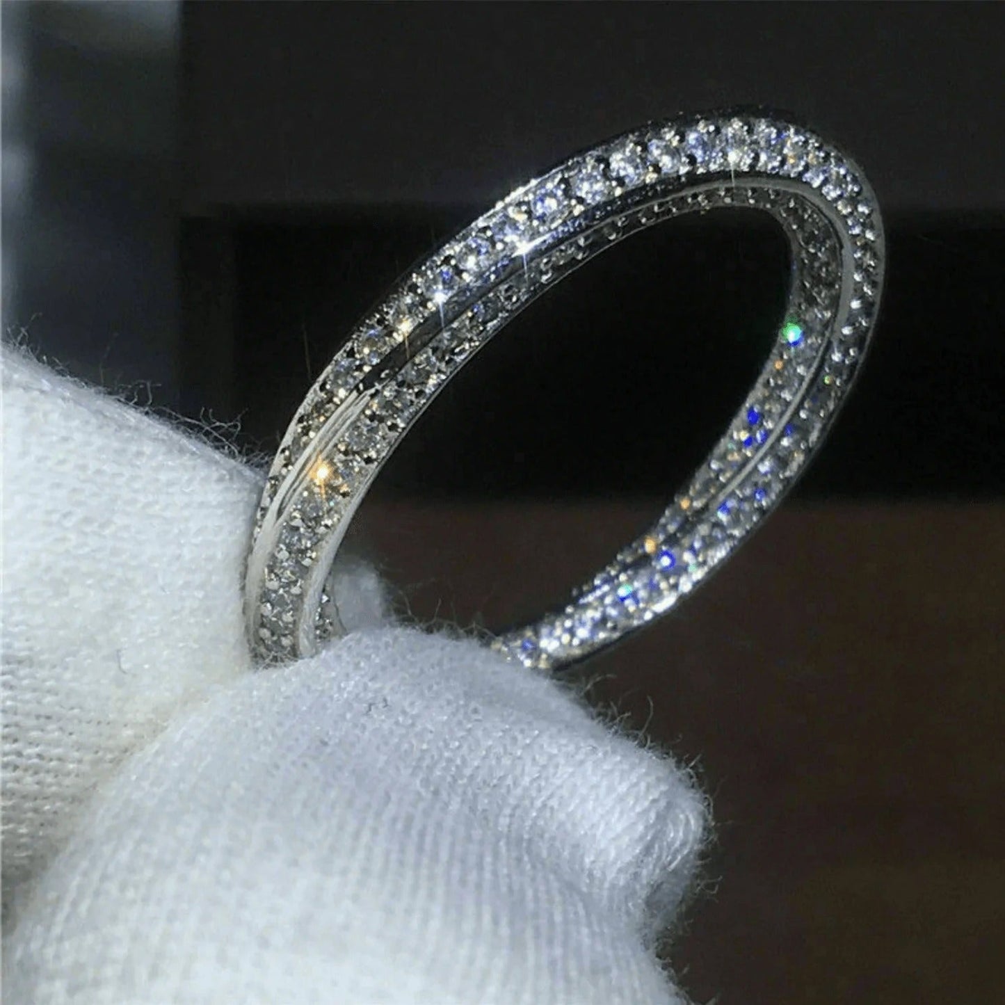 Bague bande tressée Julianne