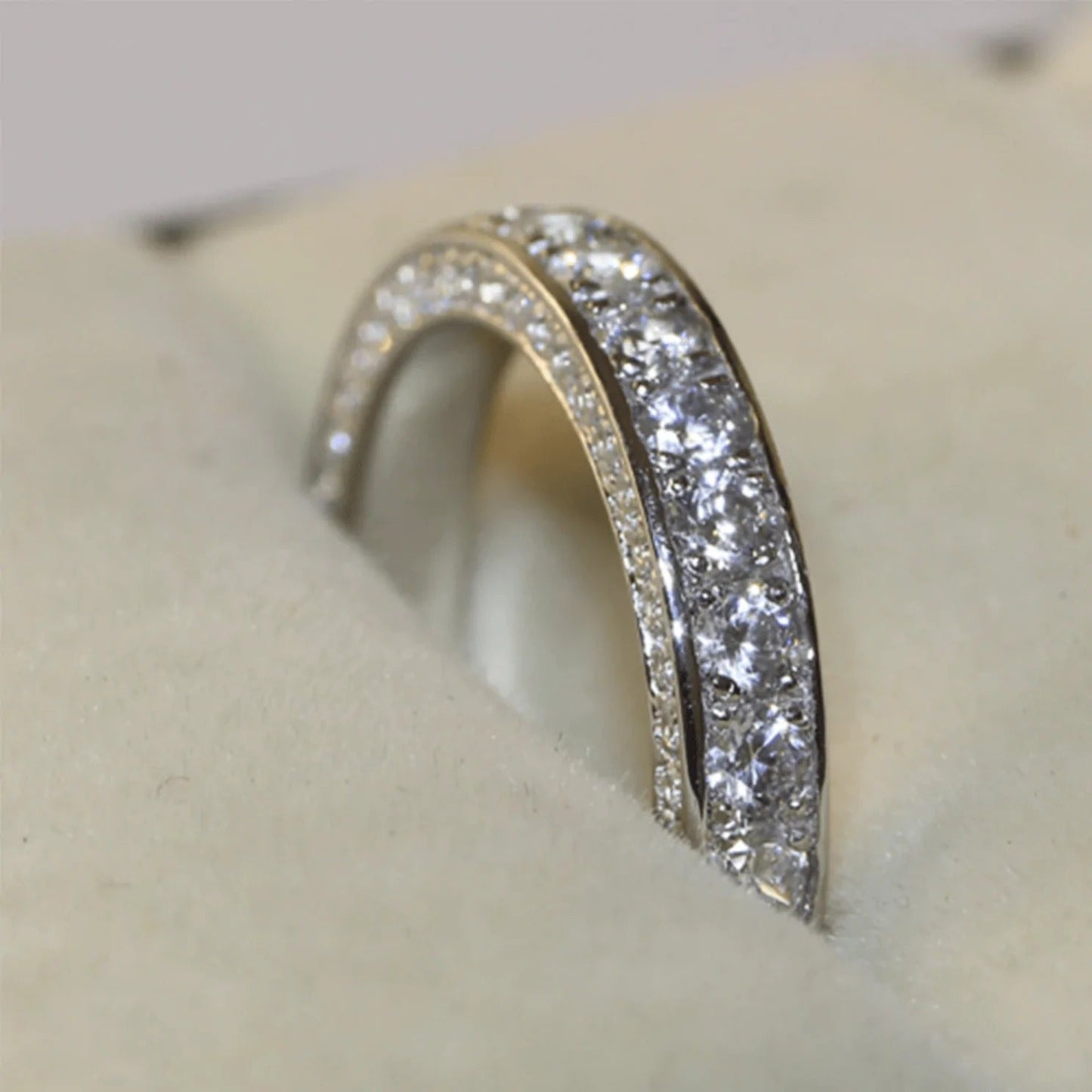 Bague bande Acacia