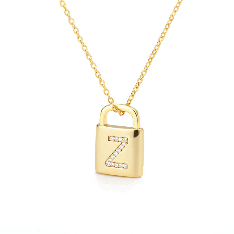Collier Cadenas d'Initiale Dorée