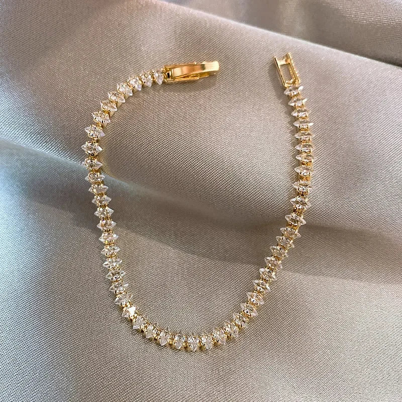 Bracelet impérial cristal type tennis