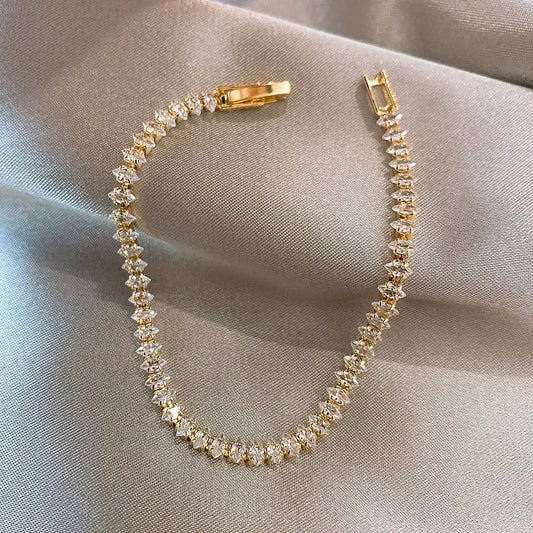 Bracelet impérial cristal type tennis