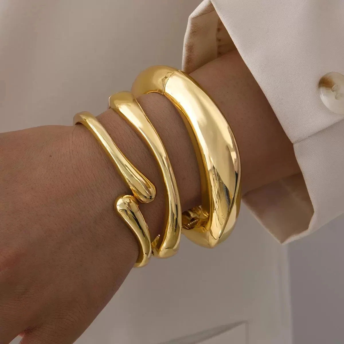 Bracelet bohème chic enveloppant triple