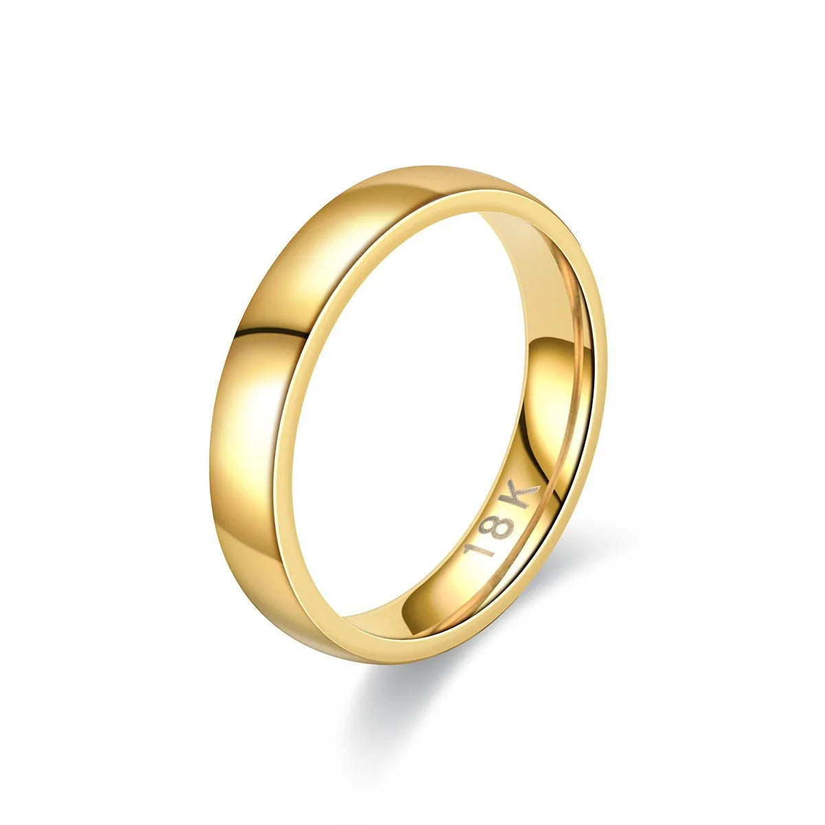 Bague classique de couple en or
