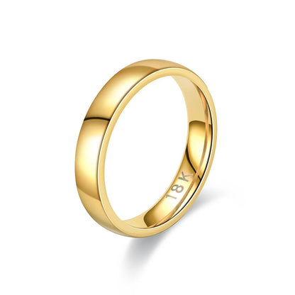 Bague classique de couple en or
