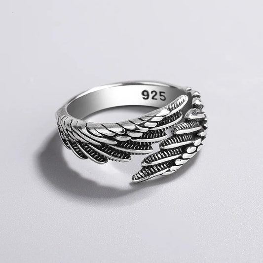 Bague ailes d'ange argent 925