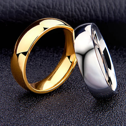 Bague élégante de mariage dorée