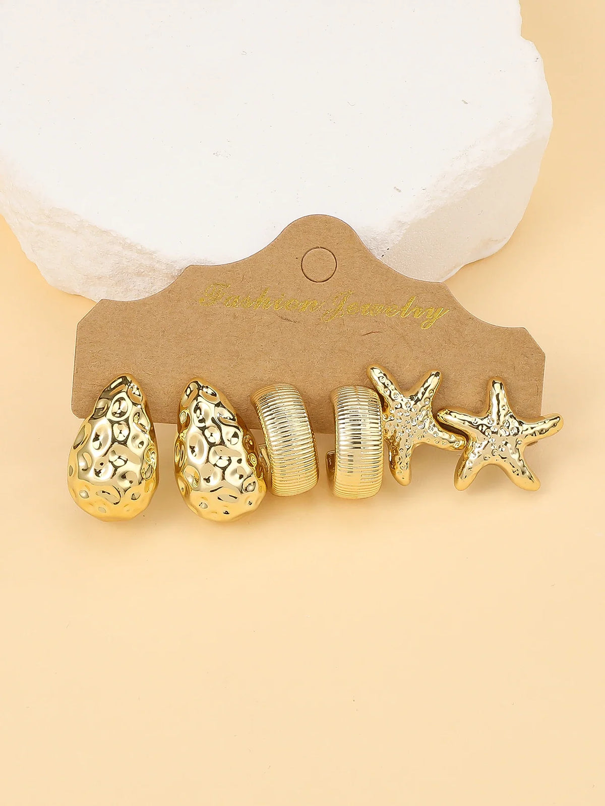 Ensemble de boucles d'oreilles brise marine