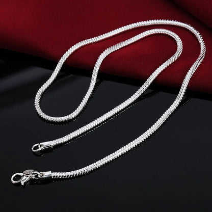 Chaîne serpentine argent 925
