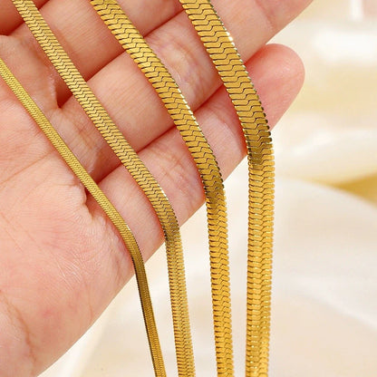 Ensemble de colliers multicouches épi doré