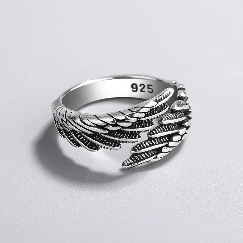 Bague ailes d'ange argent 925