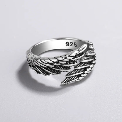 Bague ailes d'ange argent 925