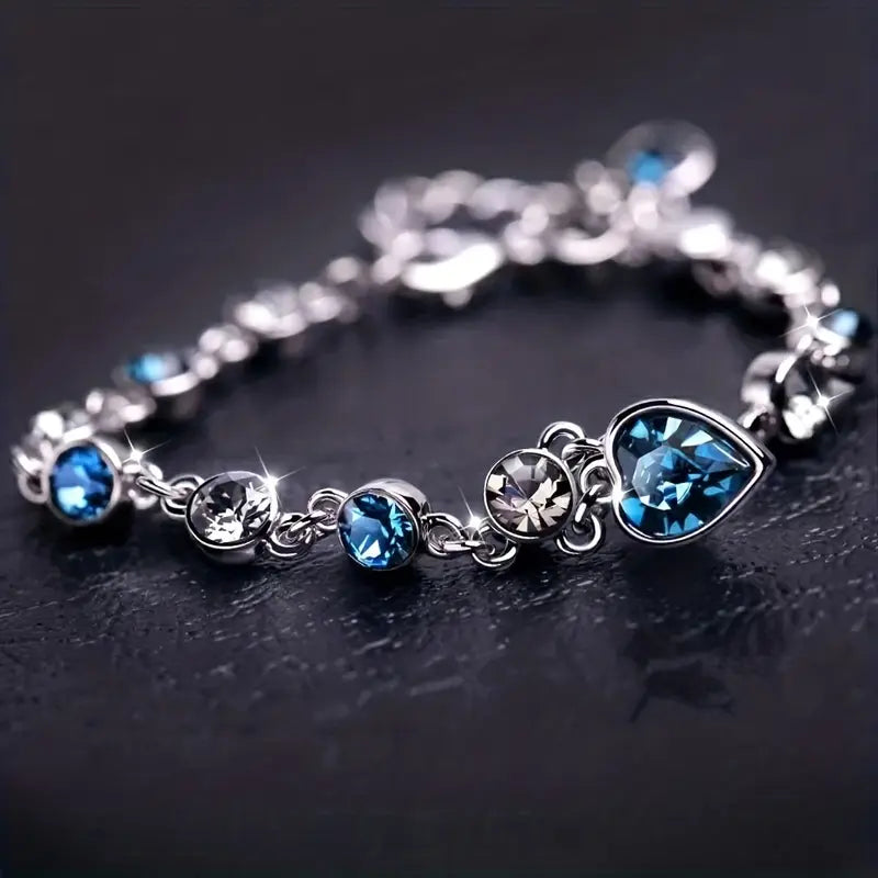 Bracelet Ocean Heart Glow | Or Blanc