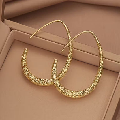 Boucles d'oreilles élégantes vintage en or