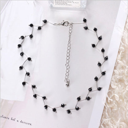 Collier vigne avec gemmes Talise Sombre