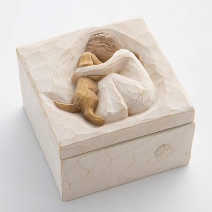 Coffret à Bijoux et Souvenirs Artisanal – Rangement Sincère pour Objets de Souvenir et Trésors