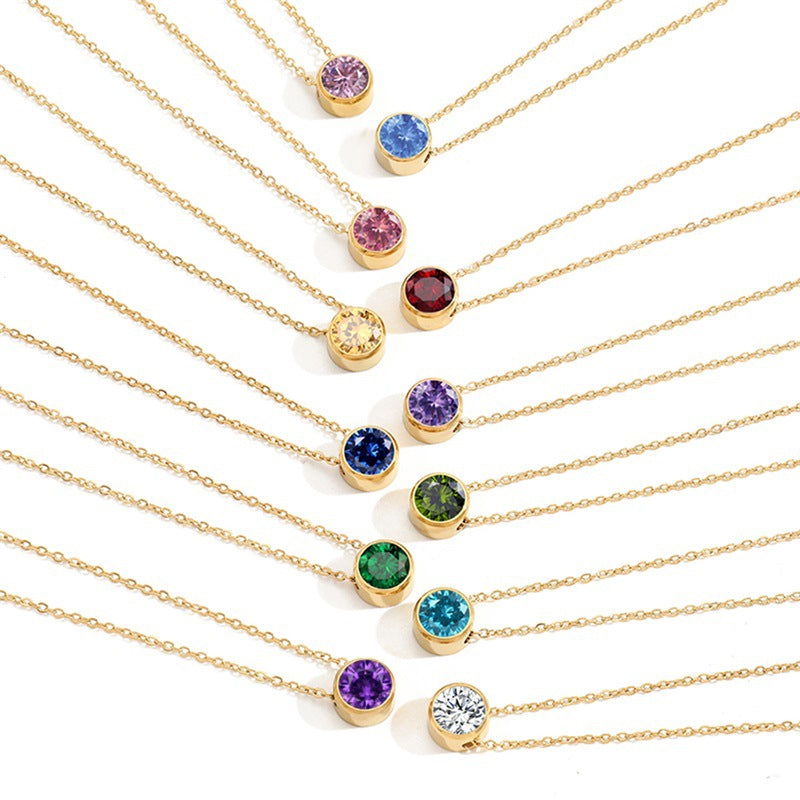 Collier pierre de naissance Lyra