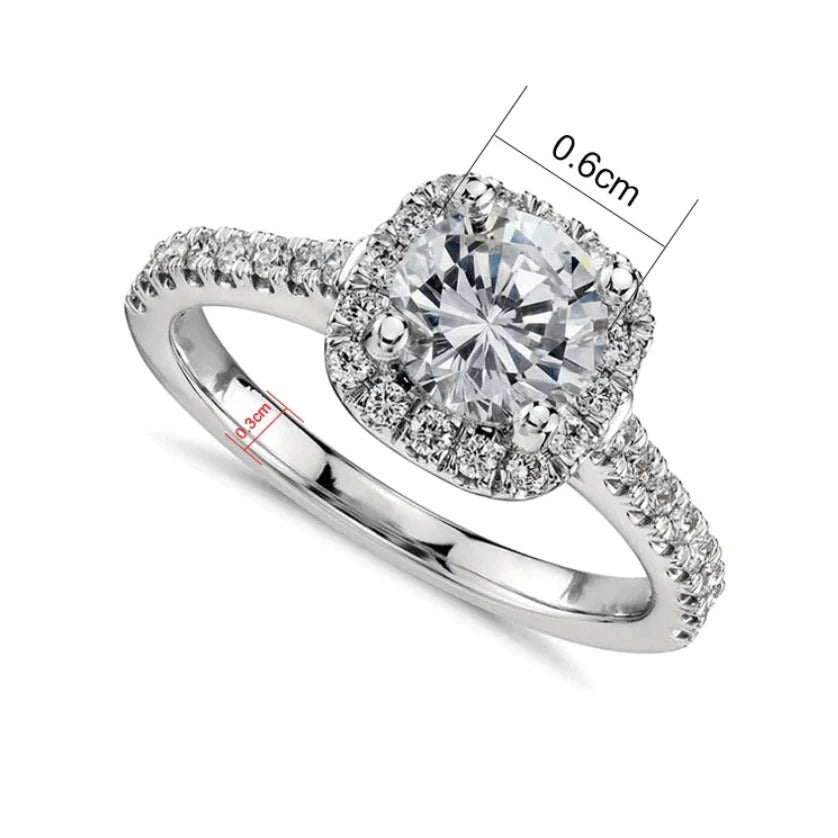 Bague bande brillante Oleana
