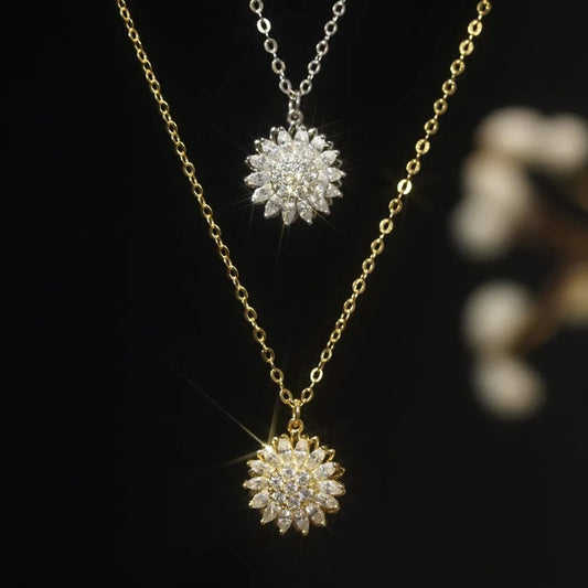 Collier tournant tournesol