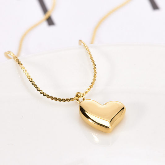 Collier cœur doré Dorothea