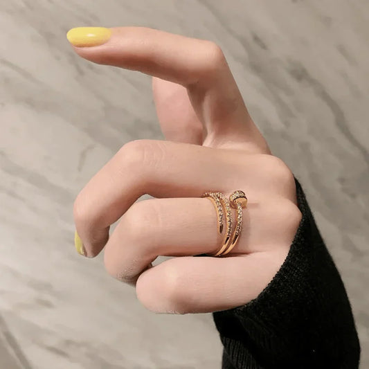 Bague ajustable Épingle d'Athéna