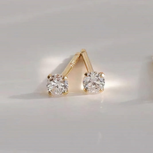 Petits boucles d'oreilles dorés Zeke