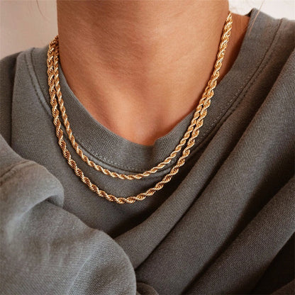 Collier chaîne tressée Olivia