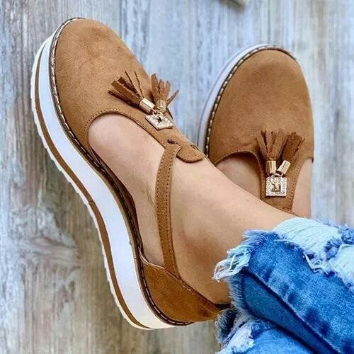 Karla – Sandales décorées avec pompons élégants et polyvalents pour femme