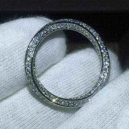 Bague bande tressée Julianne