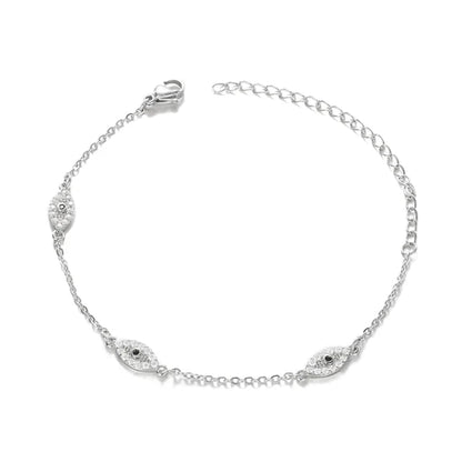 Bracelet Œil Maléfique avec diamants