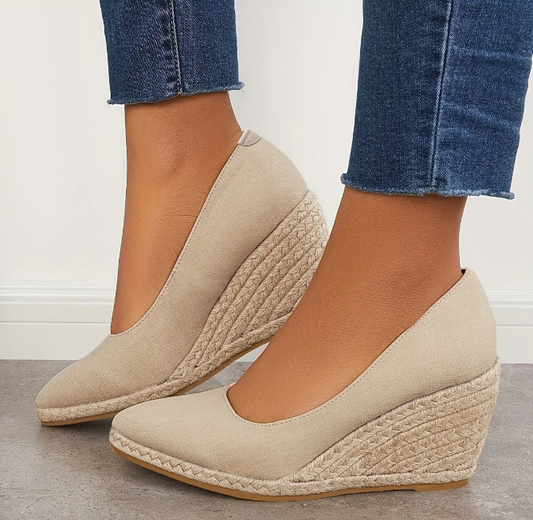 Karla – Espadrilles à plateforme et coin pour femme moderne