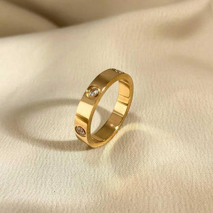 Bague bande Roseane
