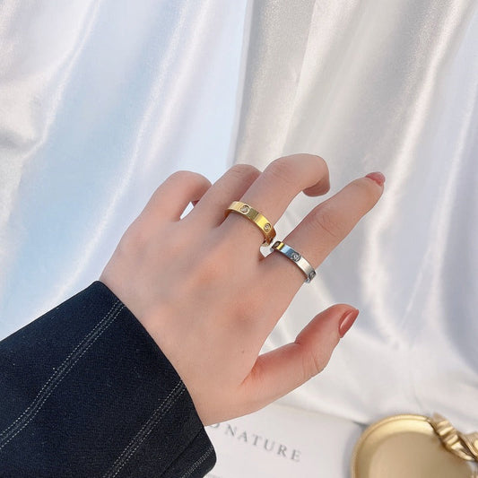Bague bande Roseane