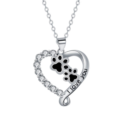 Collier Patte Pendentif Cœur