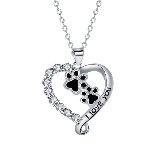 Collier Patte Pendentif Cœur