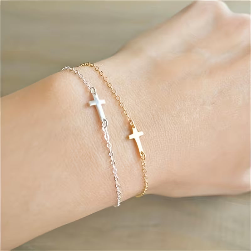 Bracelet Croix simple et élégant