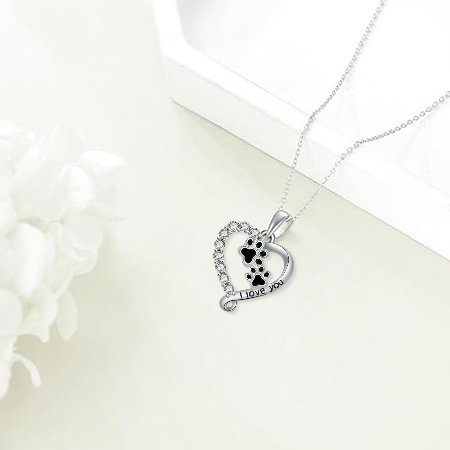 Collier Patte Pendentif Cœur