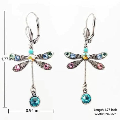 Boucles d'Oreilles Libellule Sculptée Élégante