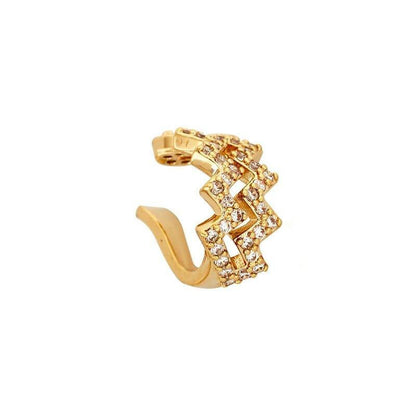 Boucles d'oreilles poignet zigzag Jessie