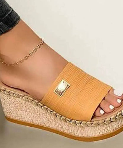 Olivia – Sandales à coin et bout ouvert pour femme