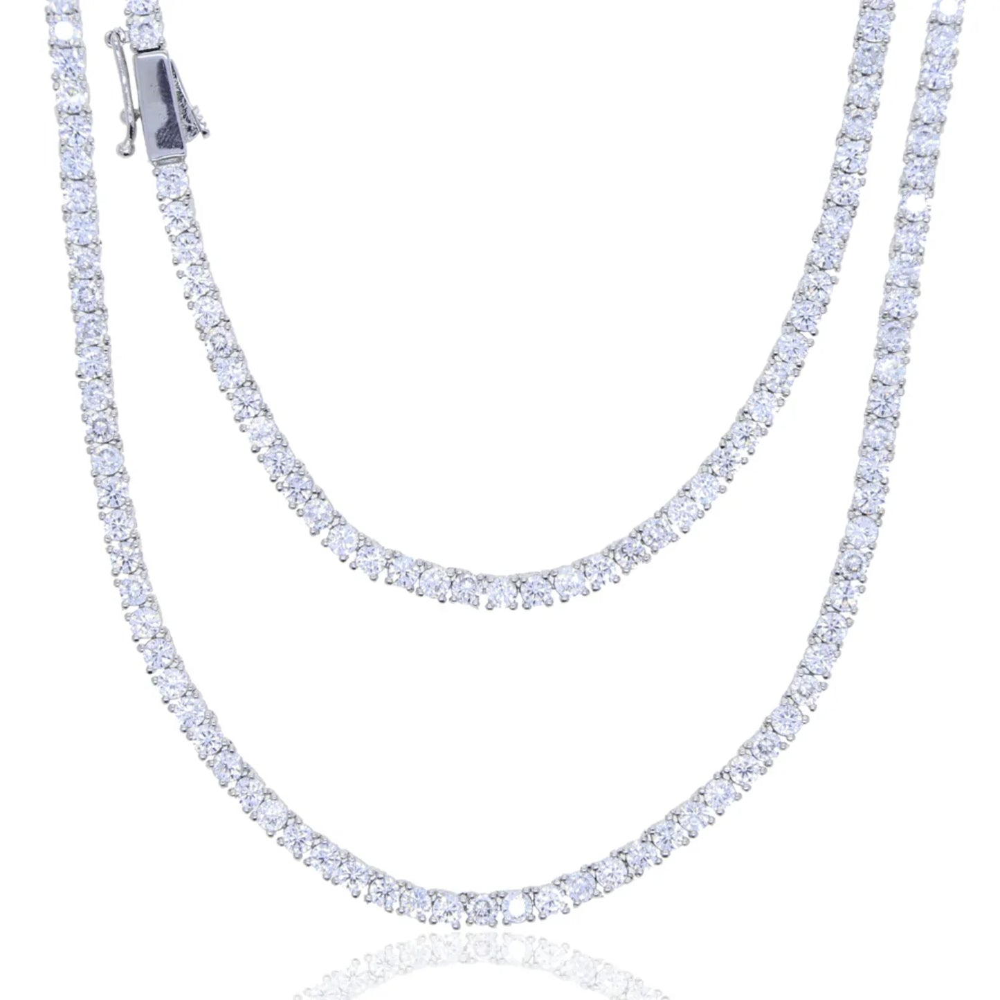Collier chaîne tennis